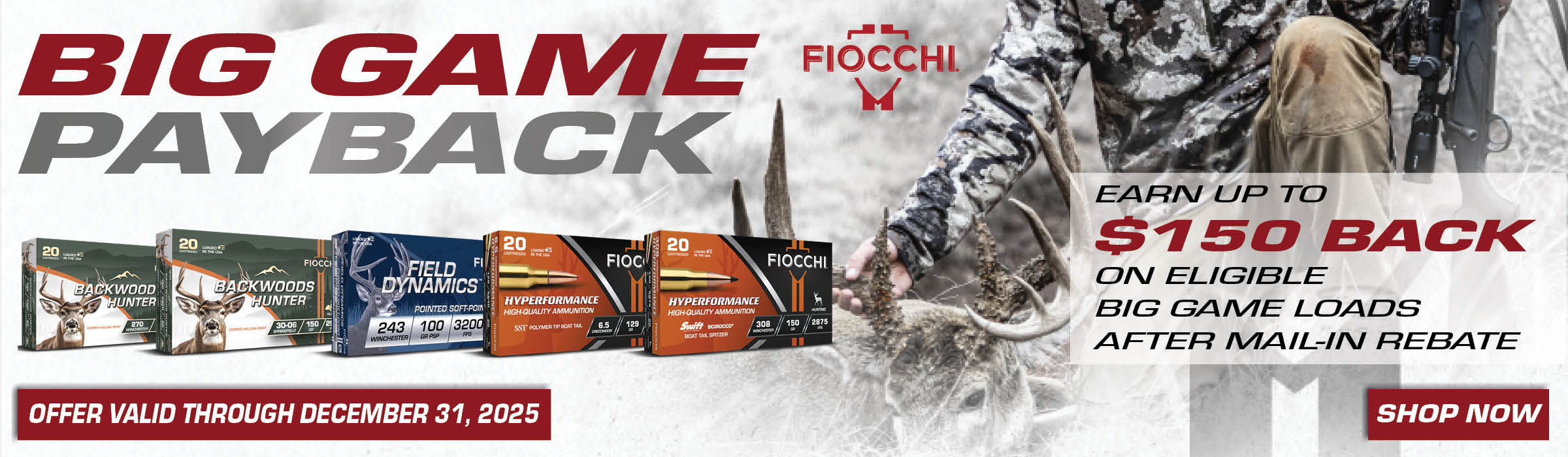 Fiocchi Big Game Payback Rebate